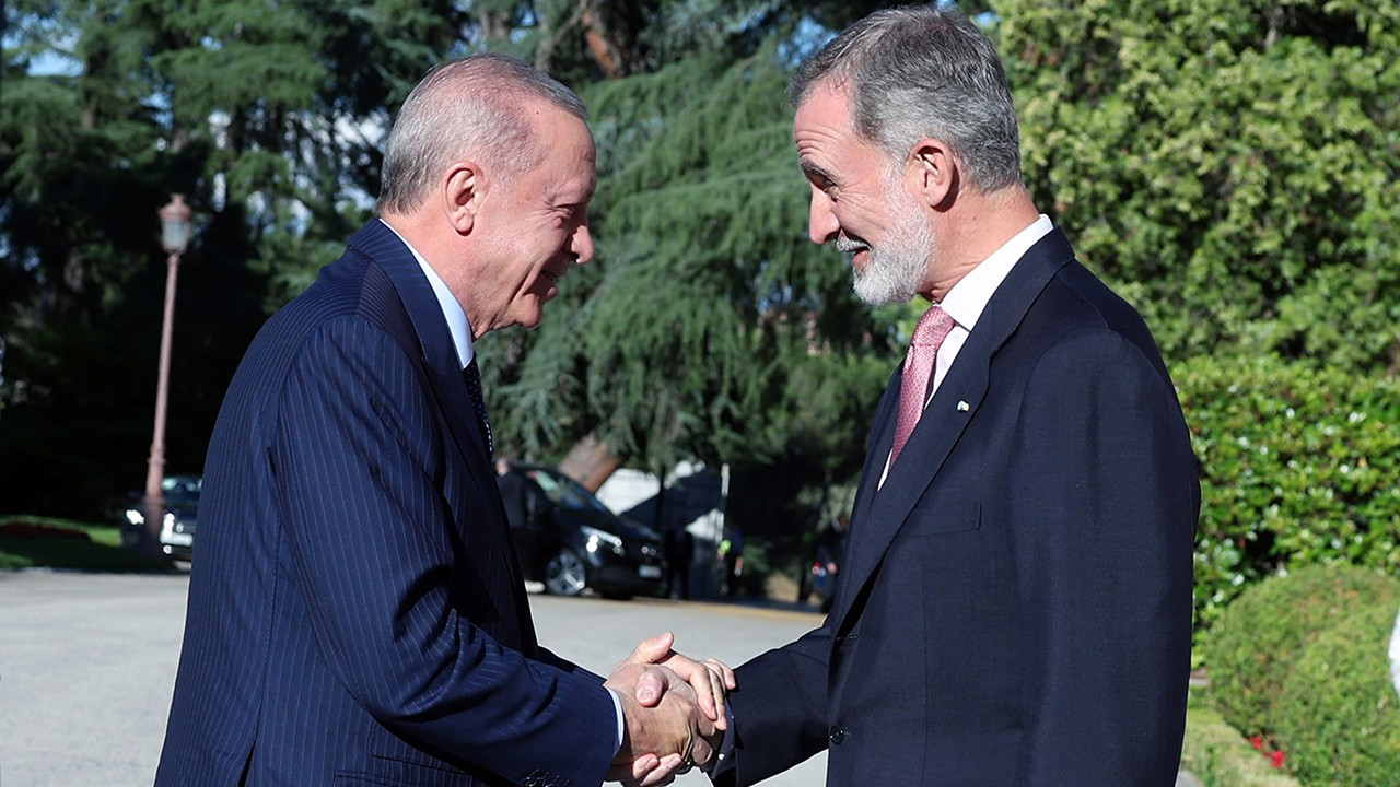 Erdoğan, İspanya Kralı 6. Felipe ile görüştü