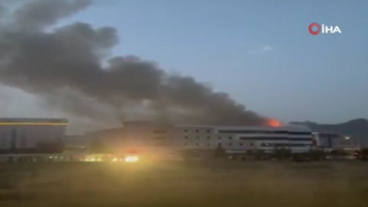 Afyonkarahisar'da 5 yıldızlı termal otelde yangın