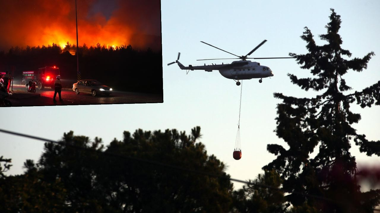 İzmir'in Selçuk ve Menderes ilçelerinde orman yangını: Ekiplerin müdahalesi sürüyor