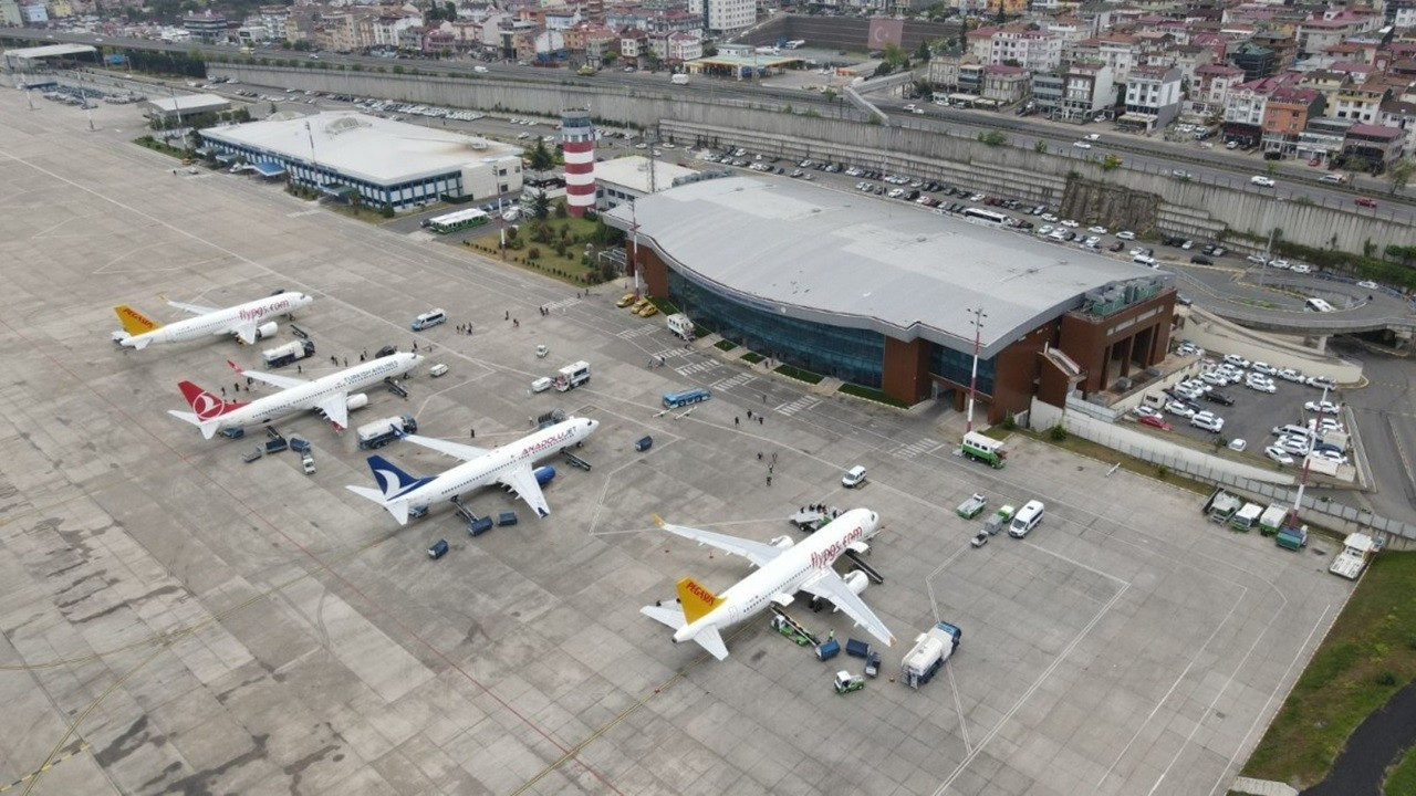 Trabzon Havalimanı'nı 2024 yılının ilk 6 ayında 1,5 milyondan fazla yolcu kullandı
