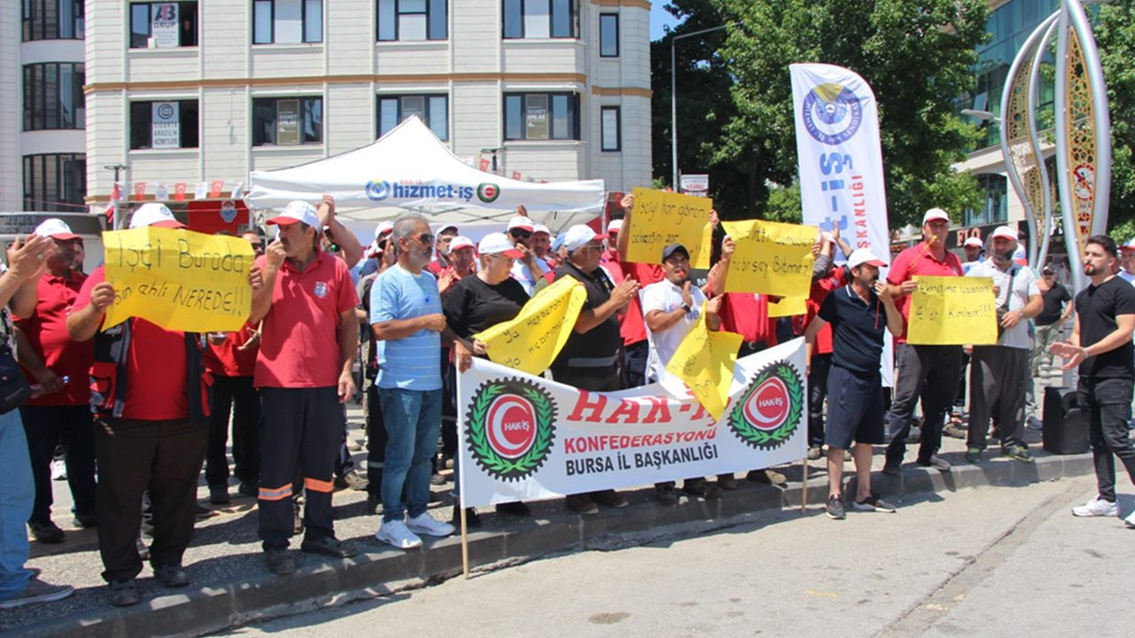 Yalova Belediyesi'nde 86 işçi greve başladı
