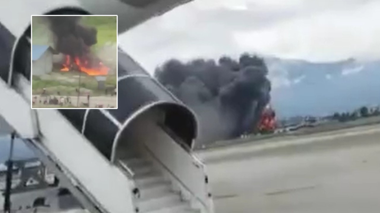 Yolcu uçağı kalkıştan kısa süre sonra düştü: 18 ölü 1 yaralı