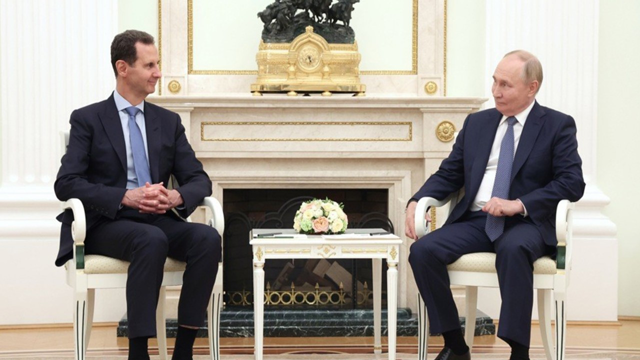 Putin ve Esad Moskova'da bir araya geldi