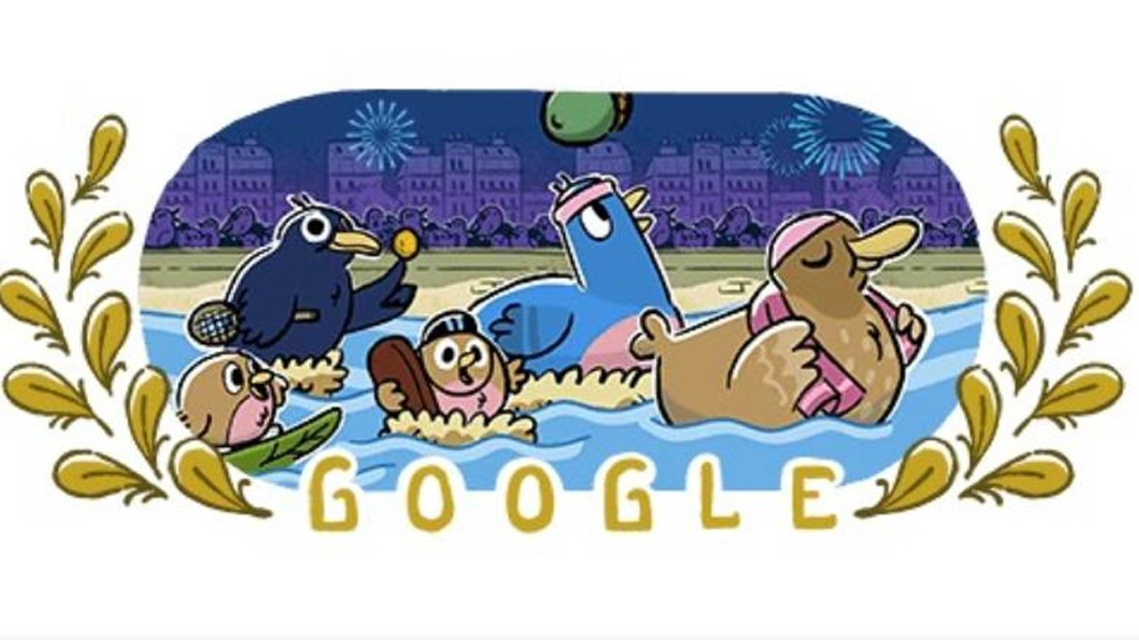 Google'dan Paris 2024 Yaz Olimpiyat Oyunları'na özel "doodle"
