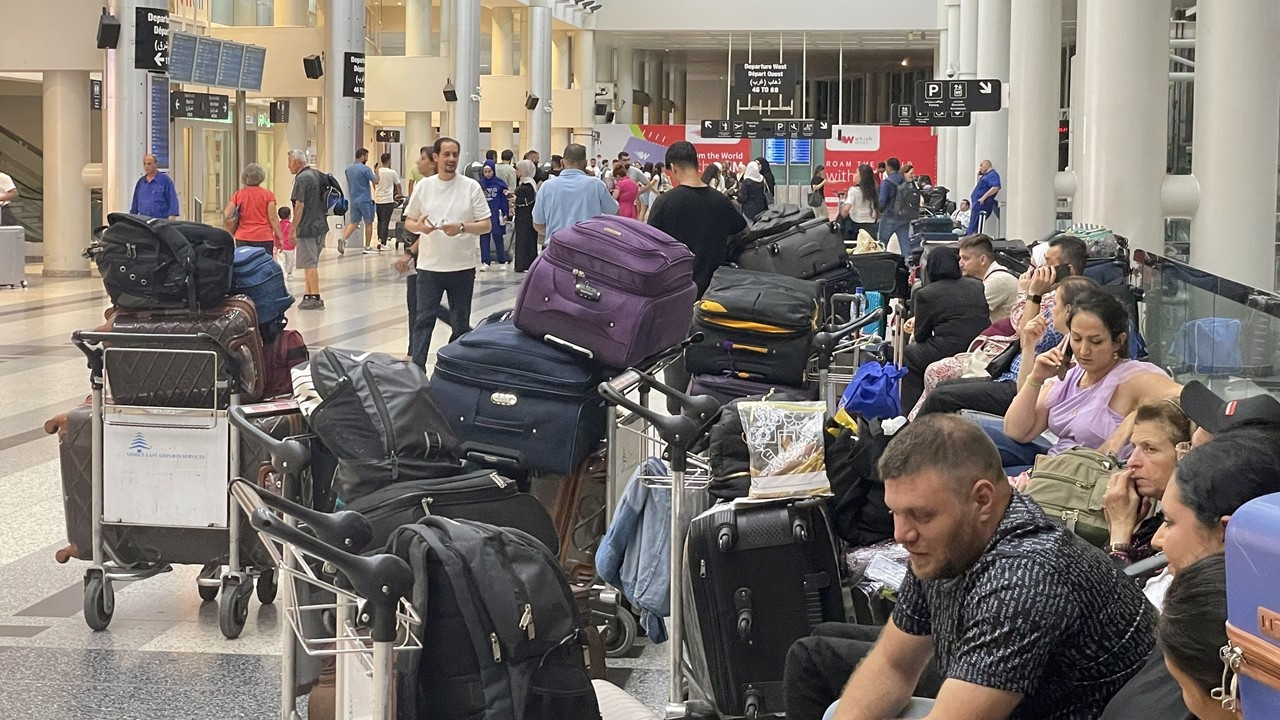 İsrail tehdidine karşı Beyrut Havalimanı'ndaki tüm uçuşlar askıya alındı