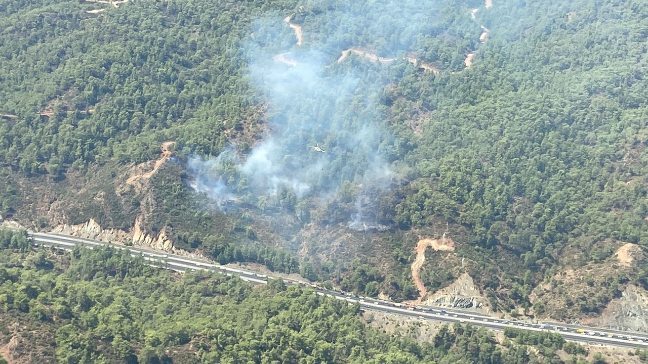 Muğla-Ortaca'daki yangın söndürüldü