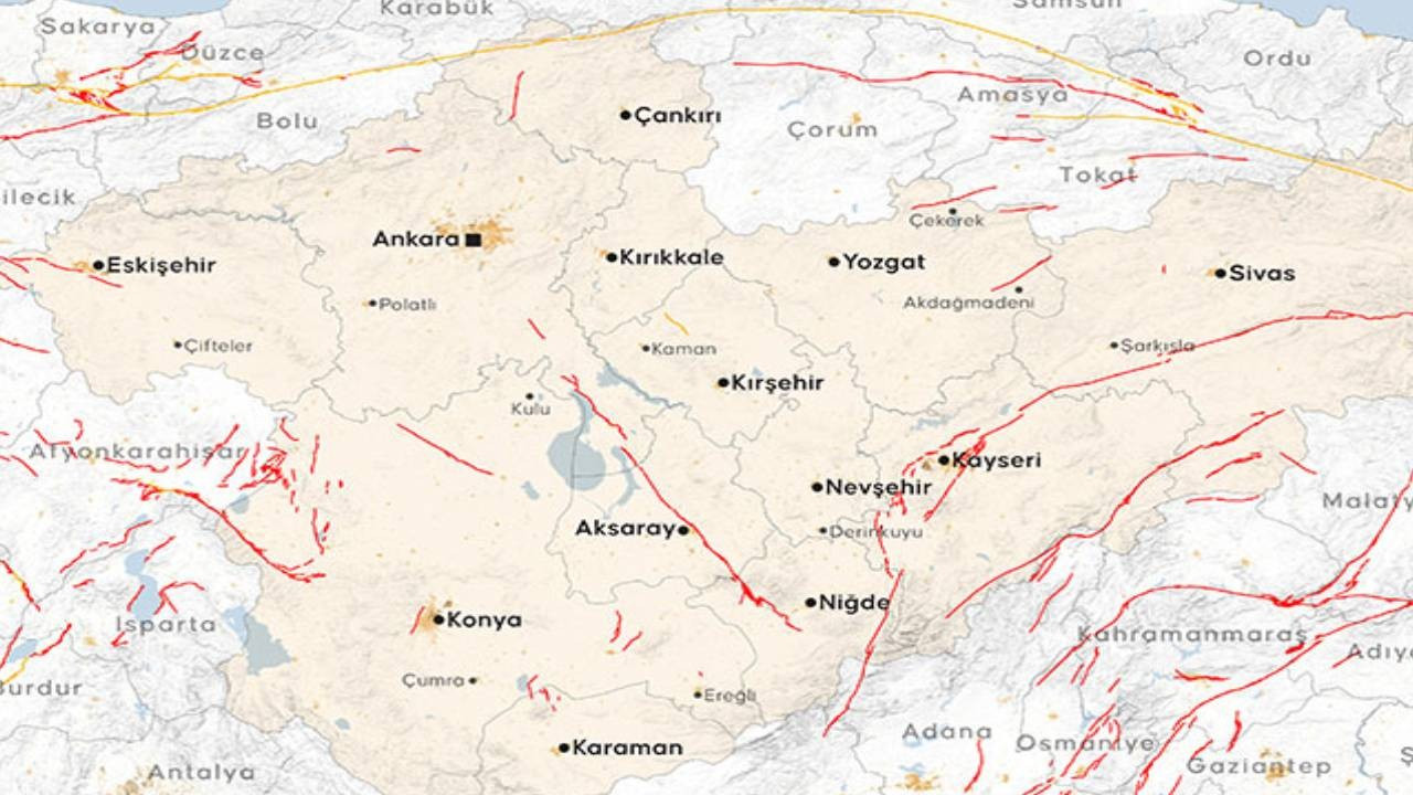 MTA'nın son raporu açıklandı: Kayseri'den geçen 3 fay hattı sıralandı... 7.5'e kadar deprem uyarısı