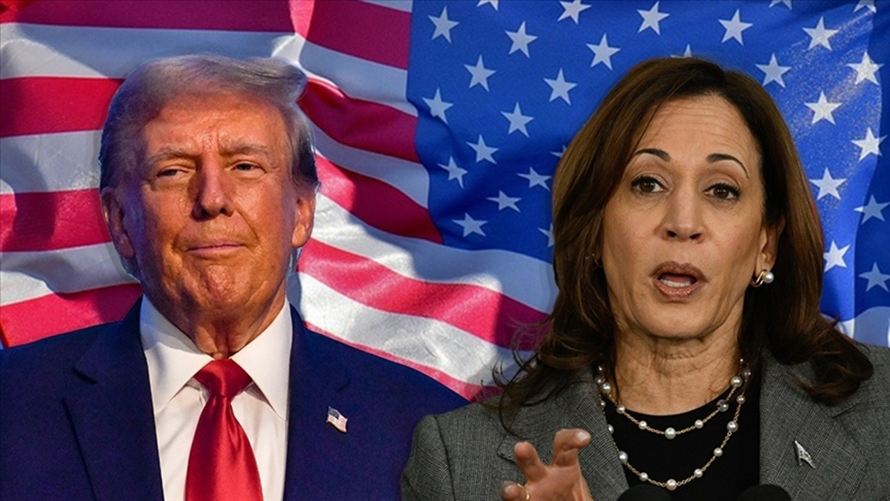 ABD'de ankete göre Kamala Harris, Donald Trump'ın 3 puan önünde