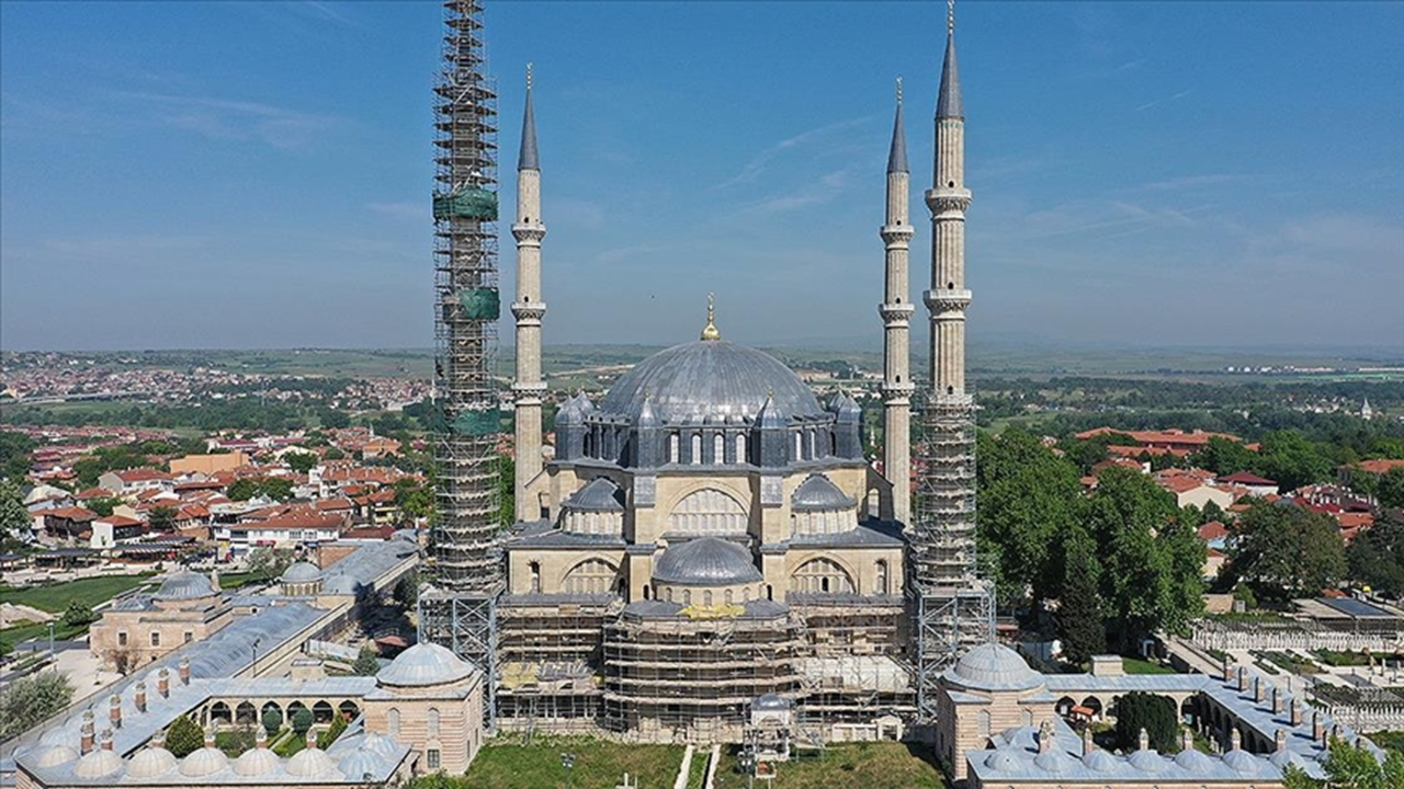 Selimiye Camisi'nin restorasyonu neredeyse tamamlandı