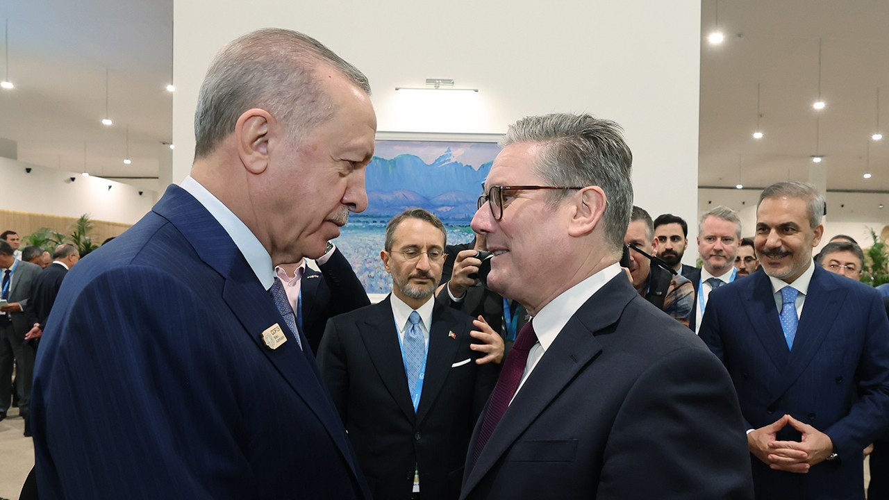 Cumhurbaşkanı Erdoğan, İngiltere Başbakanı Starmer ile görüştü