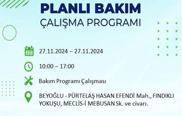 İstanbul'da hangi ilçelerde elektrik kesintisi yapılacak? (27 Kasım 2024 BEDAŞ elektrik kesintisi) - Sayfa 3