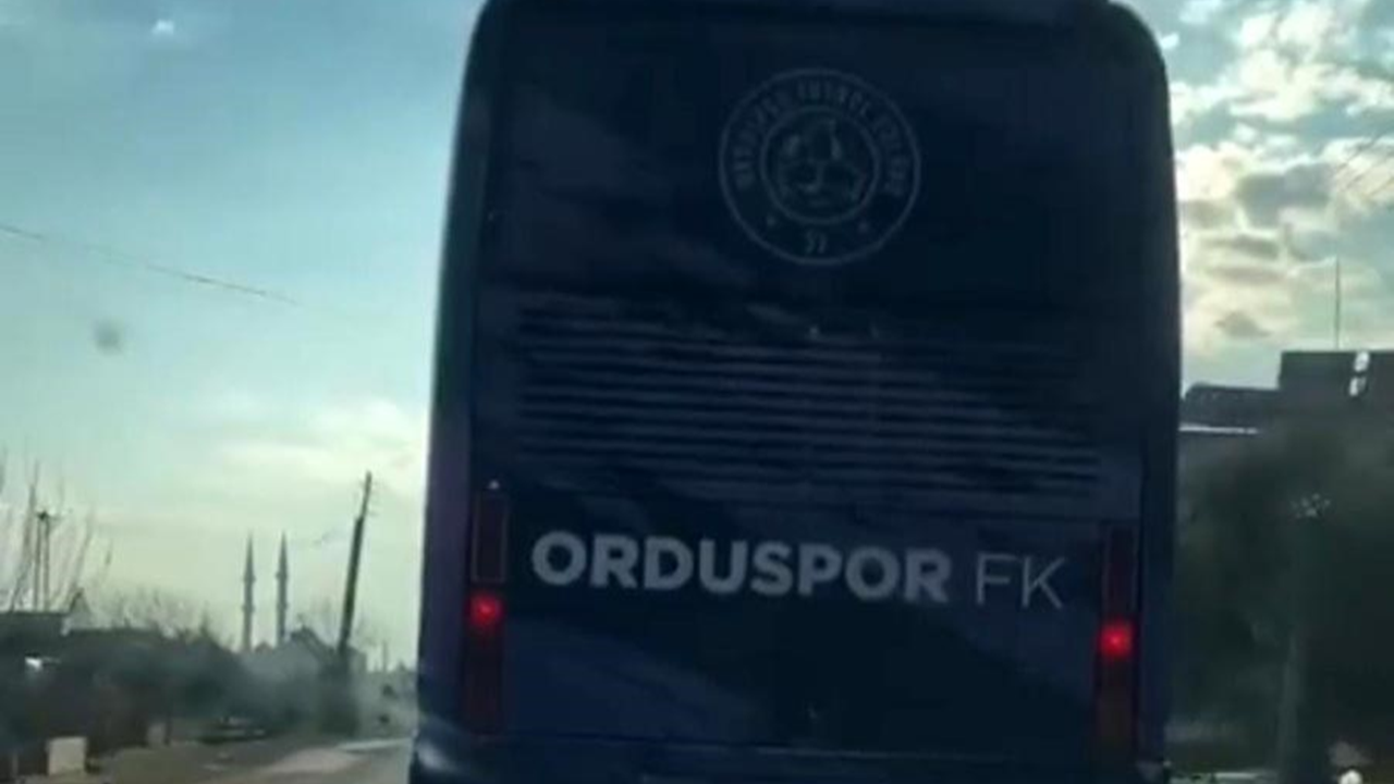 Suriye’de görülen Orduspor otobüsünün sırrı çözüldü!