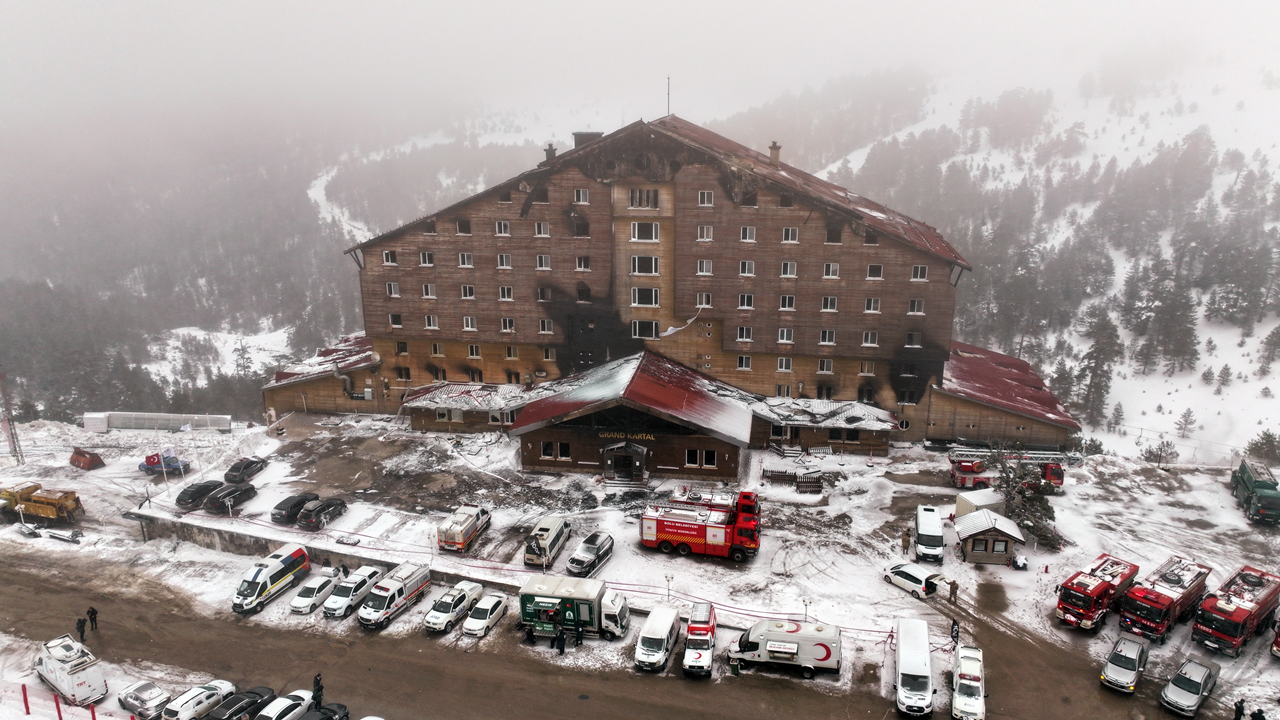 Yangın faciası sonrası Kartalkaya'da son durum! Grand Kartal Otel'den yeni görüntüler - Sayfa 1