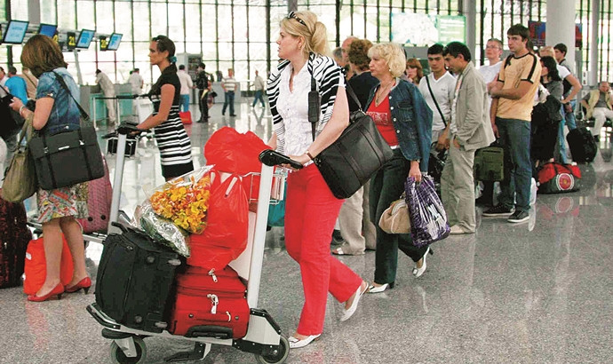 Antalya'da Rus turist kaybı yüzde 93