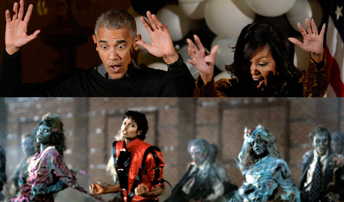 Obama'dan Michael Jackson dansı