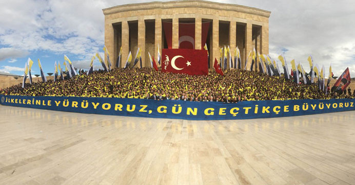 Fenerbahçelilerden Anıtkabir ziyareti