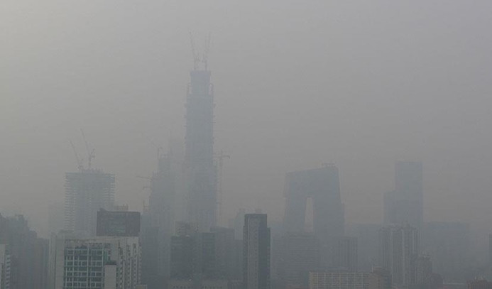 Çin'de hava kirliliğinde sarı alarm verildi
