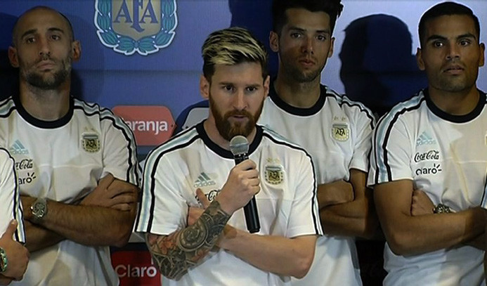 Messi'li Arjantin takımından medyaya boykot