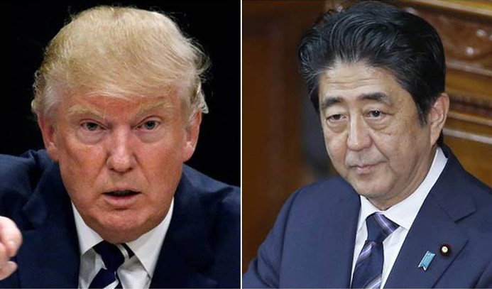 Trump ilk olarak Abe ile görüşecek