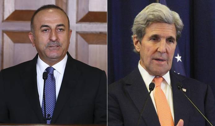 Çavuşoğlu ve Kerry Halep'i konuştu