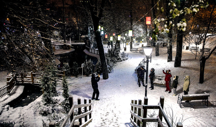 Ankara'da kar bi başka güzel!