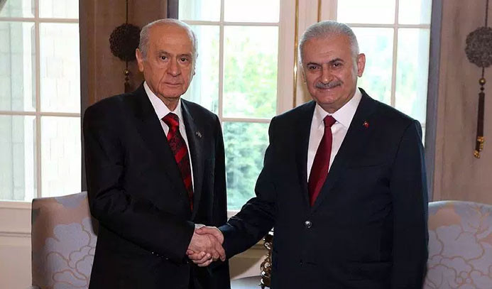 Başbakan Bahçeli'den görüşme talep etti