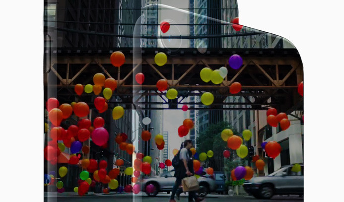 iPhone 7'den balon reklam