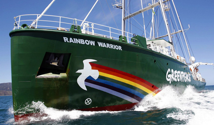 "Rainbow Warrior" Bodrum'da
