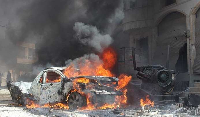 El Bab'ta ÖSO'ya bombalı saldırı: 12 ölü