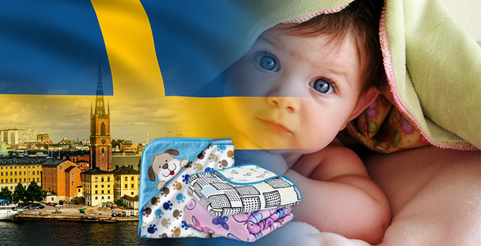 İsveç’e özel çocuk battaniyesi ihraç edilecek