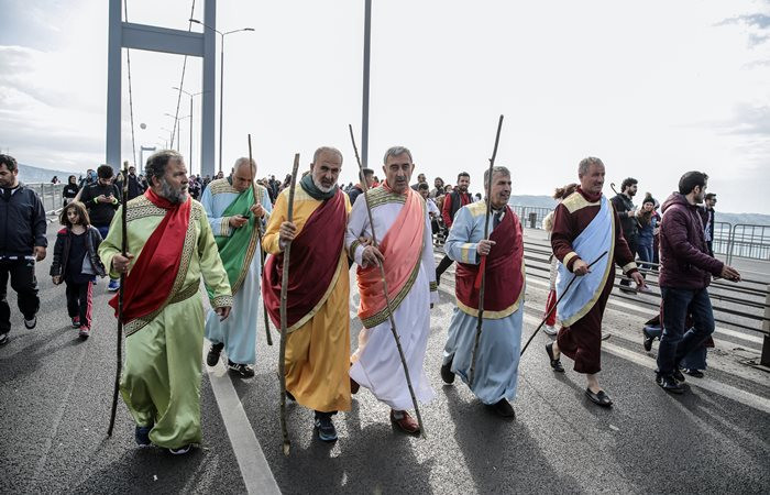 İstanbul maratonundan renkli kareler