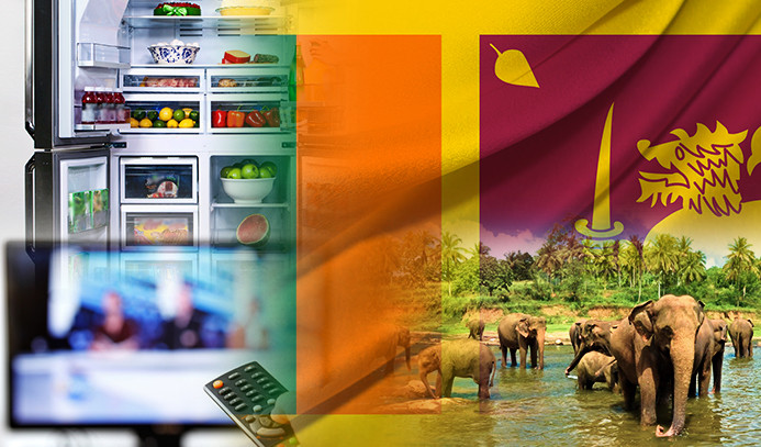Sri Lanka pazarı için TV ve buzdolabı ithal etmek istiyor