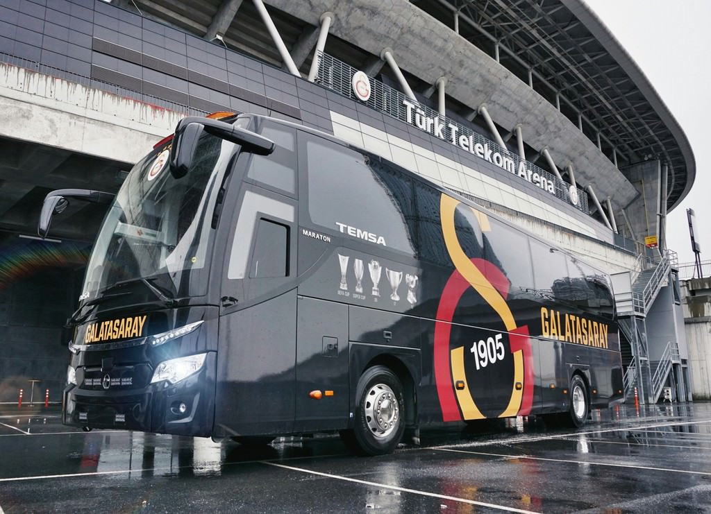 Galatasaray’ın yeni takım otobüsü