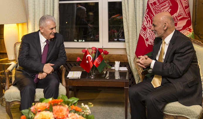 Başbakan Yıldırım Afganistan Cumhurbaşkanı ile görüştü