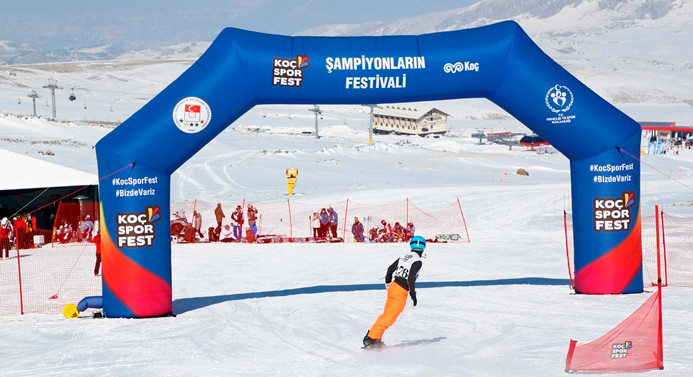 Erciyes, Koç Spor Fest kış oyunlarına ev sahipliği yaptı