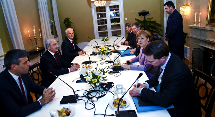 Kılıçdaroğlu, Merkel görüşmesi