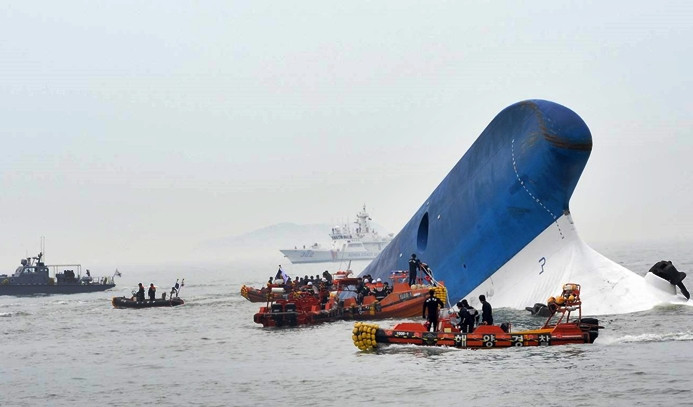 Sewol feribotunun enkazı 3 yıl sonra çıkarıldı