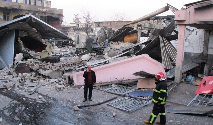 Gaziantep'te fabrikada patlama