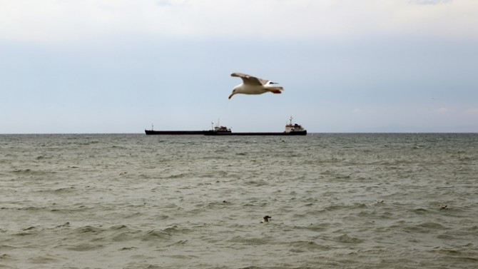 Marmara Denizi'nde ulaşıma poyraz engeli