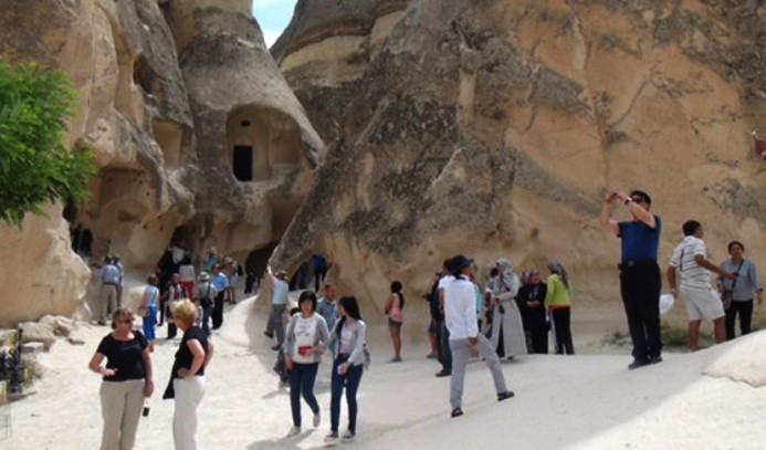 Kapadokya'da tatil yoğunluğu