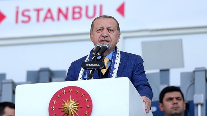 Erdoğan: Arena isimleri stadyumdan kaldırılıyor