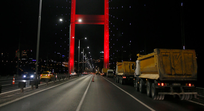 15 Temmuz Şehitler Köprüsü'nde bakım onarım çalışmaları başladı