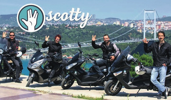 Scotty, paylaşım rekabetine motosikletle dahil oldu