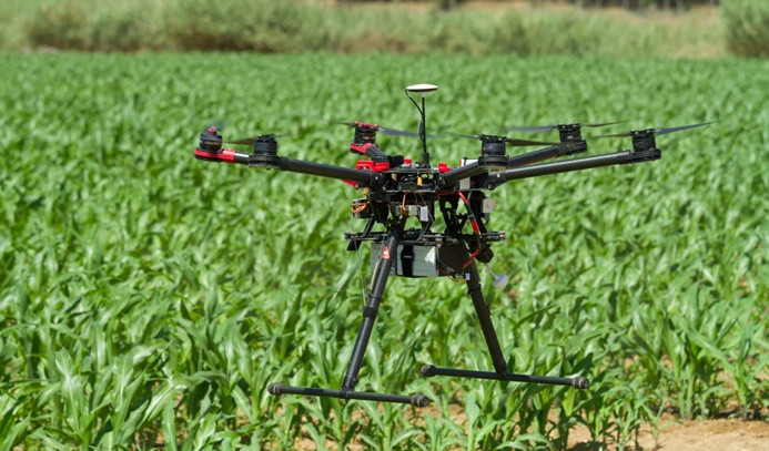 Tarımsal üretim drone ile denetleniyor