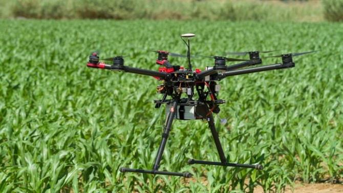 Tarımsal üretim drone ile denetleniyor