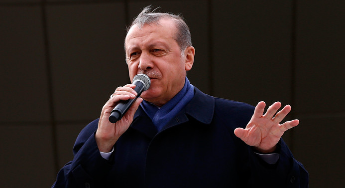 Erdoğan: Kuzey Suriye'de bir devlete asla müsaade etmeyeceğiz