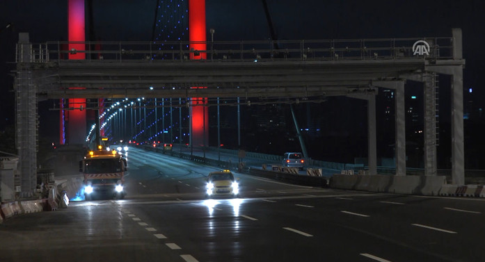 15 Temmuz Şehitler Köprüsü'nde "serbest geçiş" dönemi