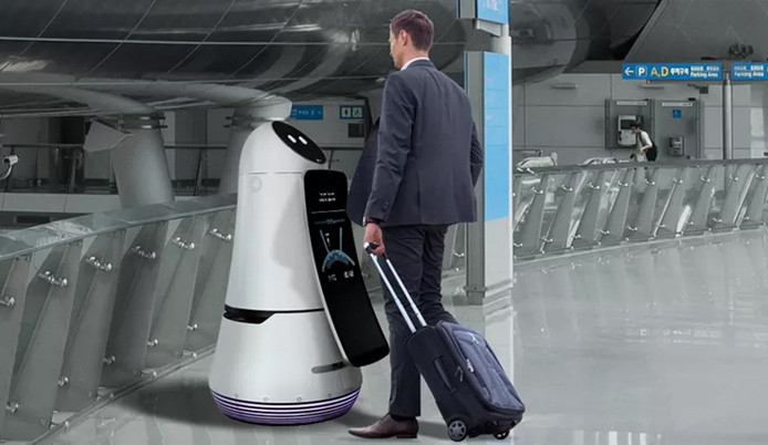 LG havaalanları için robot geliştirdi
