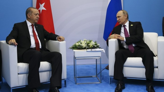 Erdoğan, Putin ile görüştü