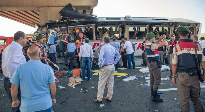 Ankara'da otobüs kazası: 6 ölü